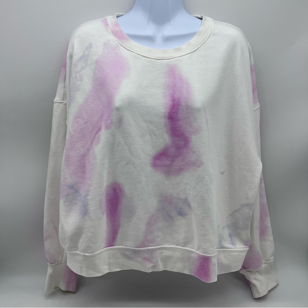 PAIGE Cream Oversized Sweatshirt Relaxed Fit